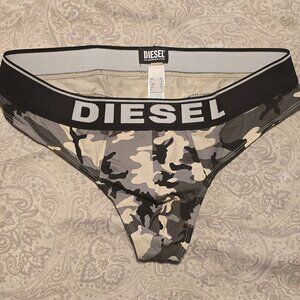 Diesel Cotton Stretch Men's UMBR-STRING/Thong - Camo - X-Large